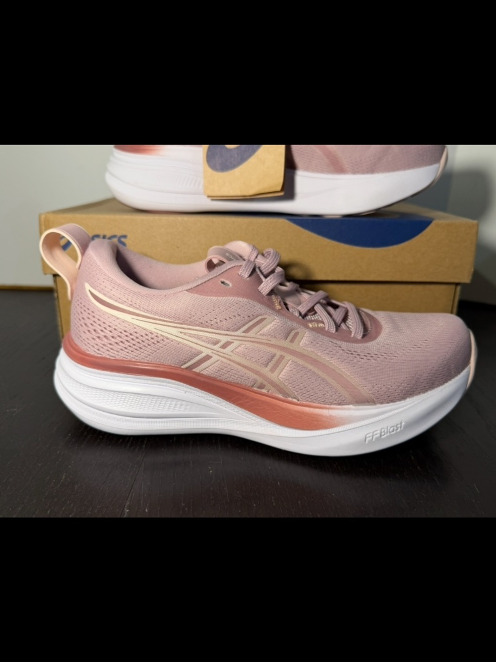 Asics Gel Pulse 17 Running Shoes Morganite/Pearl Pink Womans US 5/EU 35.5
